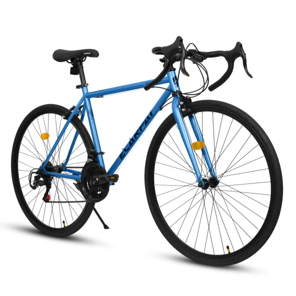 HILAND Road Bike 700C Racing Bicycle with 14 Speeds 6 Colors for Men Womens - 图片 2