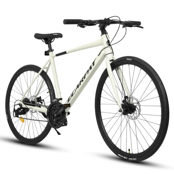 Mountain Bike with 26 inch Fat Tire,21 Speed with High Carbon Steel Frame,Double Disc Brake and Front Suspension Anti-Slip Bikes - 图片 2
