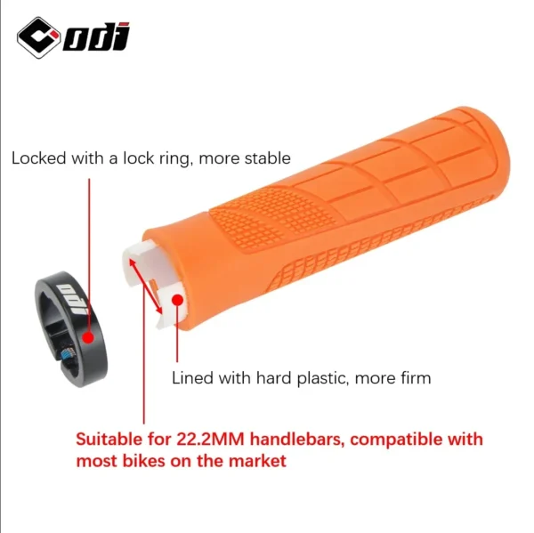 ODI Bicycle Grips Lock-on MTB Bike Handlebar Cover Anti-Slip Mountain Bike Folding Balance BMX DH Handle Grips Cycling Parts - 图片 3