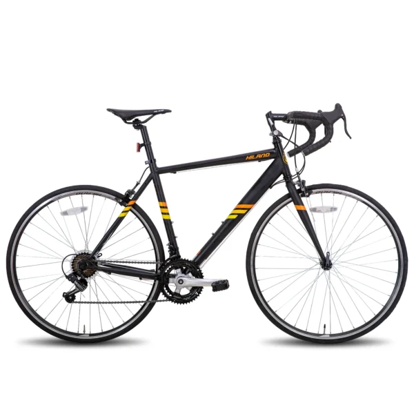 HILAND Road Bike 700C Racing Bicycle with 14 Speeds 6 Colors for Men Womens